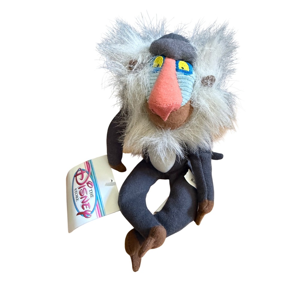 Disney Store The Lion King Rafiki Mini Bean Bag Plush 8 Inch NWT